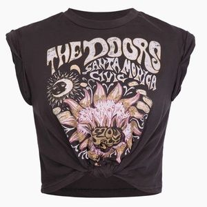 HEM KNOTTED SHORT SLEEVE SHIRT